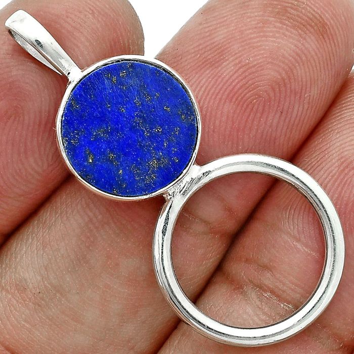 Lapis Lazuli Pendant EXP02055 T-1012, 12x12 mm