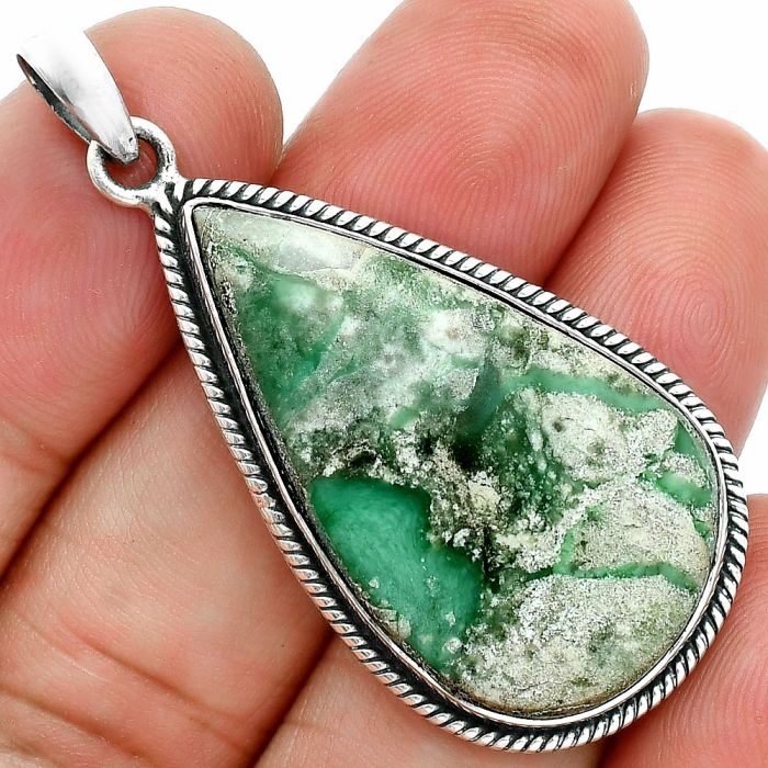 Utah Variscite Pendant EXP02062 P-1056, 19x34 mm