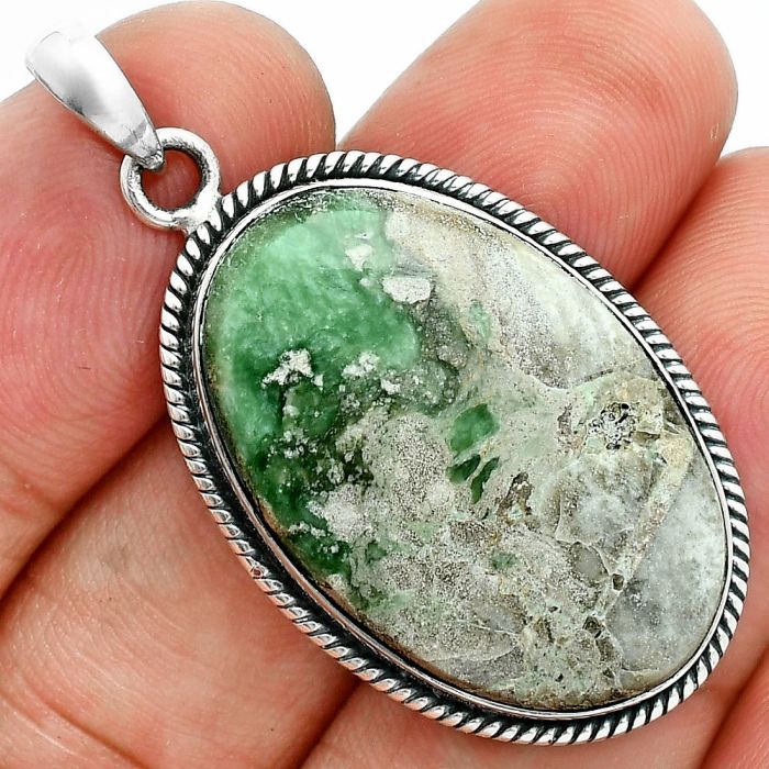 Utah Variscite Pendant EXP02063 P-1056, 19x29 mm