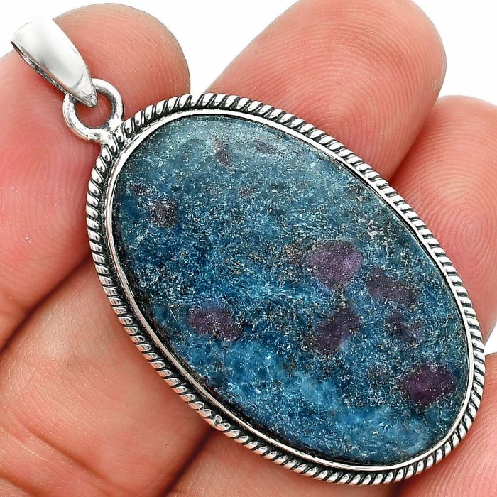 Ruby In Kyanite Pendant EXP02064 P-1056, 20x33 mm