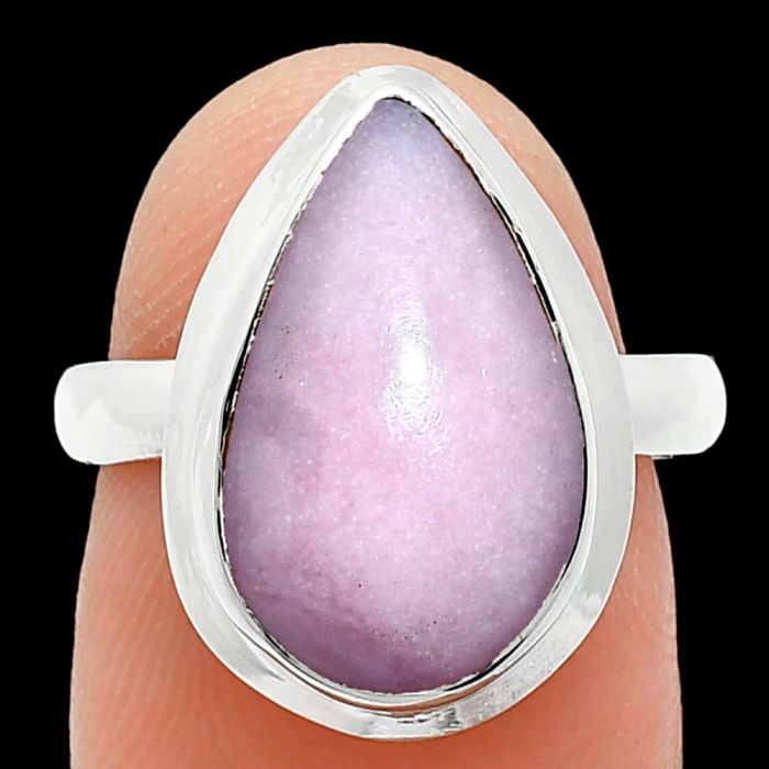 Pink Opal Ring size-7 EXR01039 R-1007, 10x16 mm