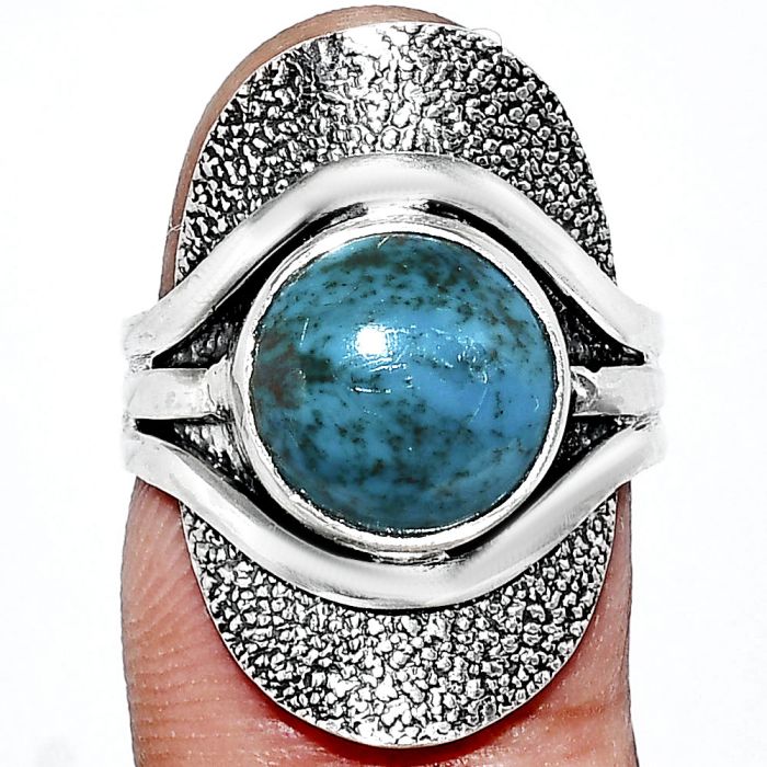 Shattuckite Ring size-7 EXR01102 R-1402, 10x10 mm