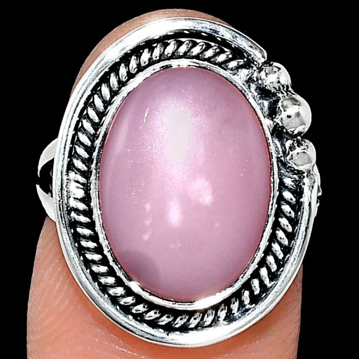 Pink Opal Ring size-6 EXR01377 R-1148, 11x15 mm