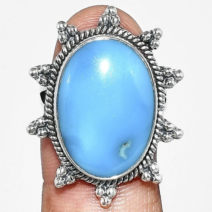 Sleeping Beauty Turquoise Ring size-7 EXR01473 R-1234, 14x20 mm