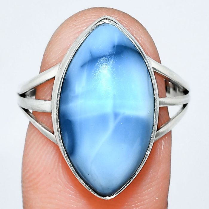 Owyhee Opal Ring size-9 EXR01850 R-1003, 11x20 mm