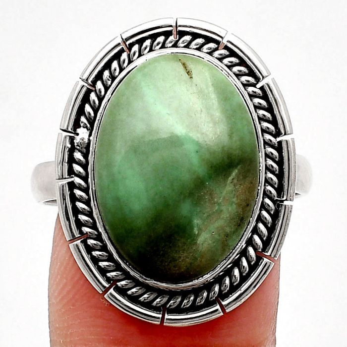 Utah Variscite Ring size-10 EXR02283 R-1728, 12x17 mm