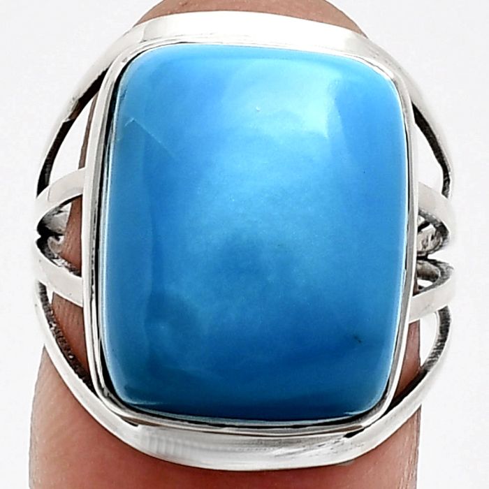 Sleeping Beauty Turquoise Ring size-7 EXR03055 R-1219, 13x16 mm