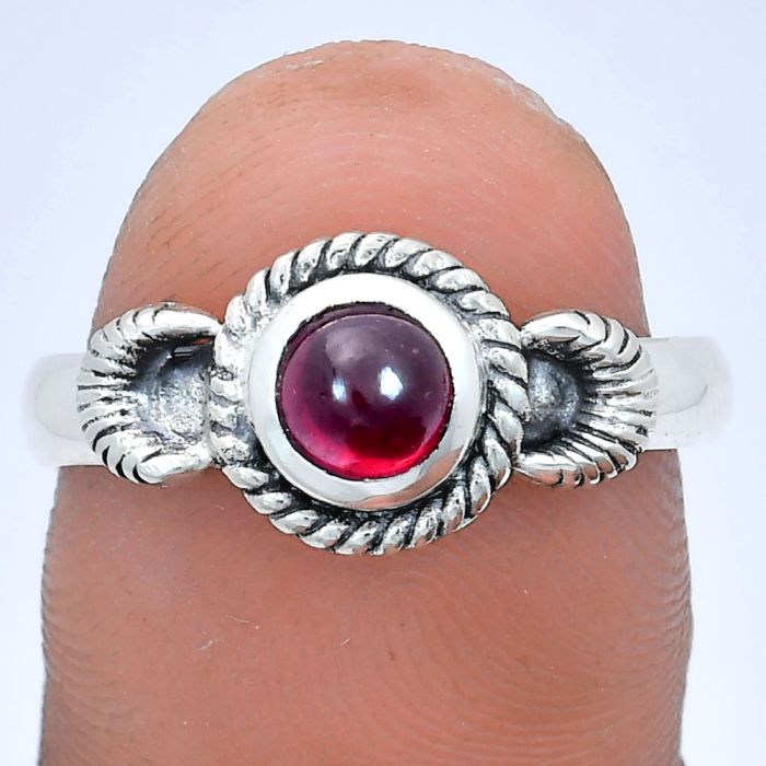 Ruby Glassfield Ring size-9 EXR05220 R-1733, 6x6 mm