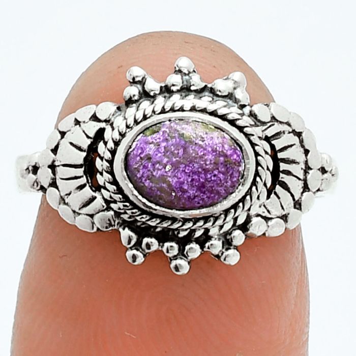 Purpurite Ring size-7.5 EXR06082 R-1726, 7x5 mm