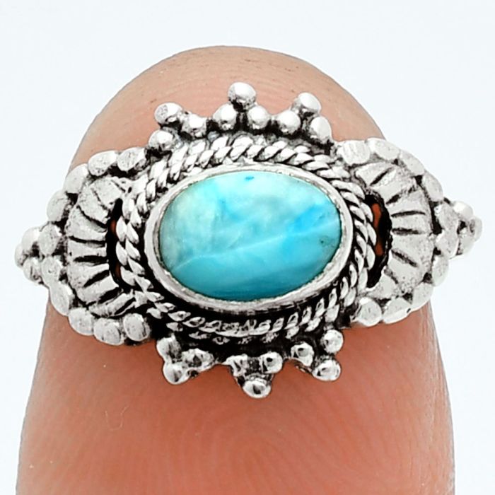 Spiny Oyster Turquoise Ring size-4.5 EXR06083 R-1726, 7x5 mm