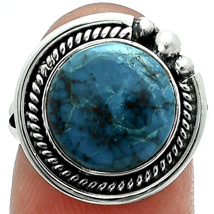 Shattuckite Ring size-7 EXR06378 R-1148, 12x12 mm