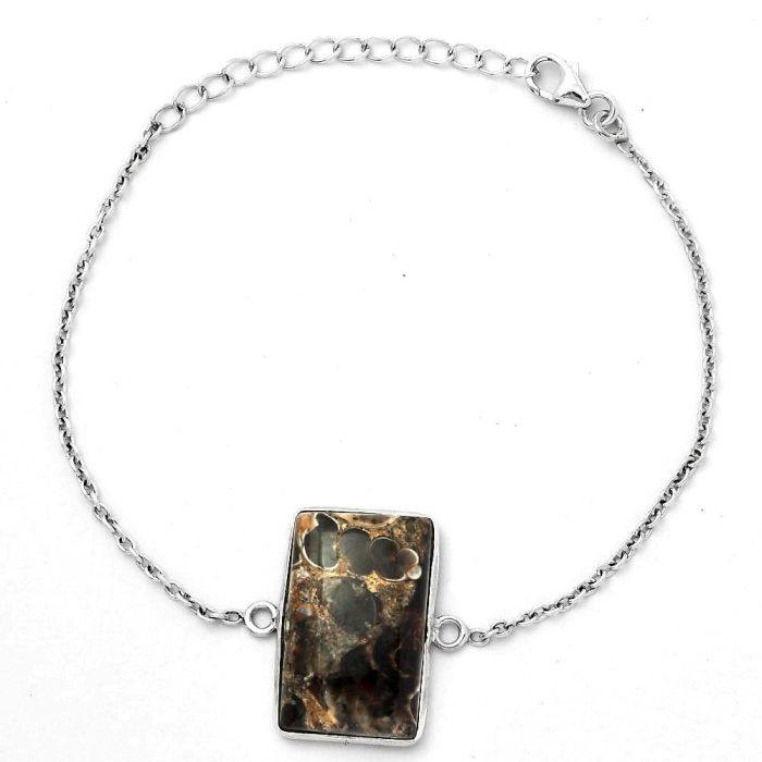 Natural Turtella Jasper - USA Bracelet SDB3512 B-1023, 15x23 mm