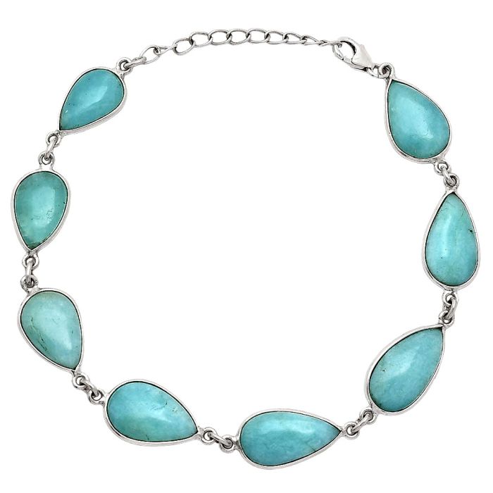 Paraiba Amazonite Bracelet SDB5195 B-1001, 10x15 mm