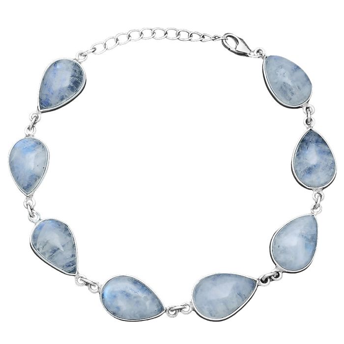 Rainbow Moonstone Bracelet SDB5225 B-1001, 11x15 mm