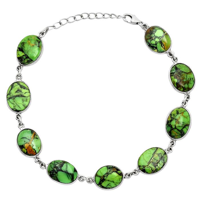 Green Matrix Turquoise Bracelet SDB5241 B-1001, 10x13 mm