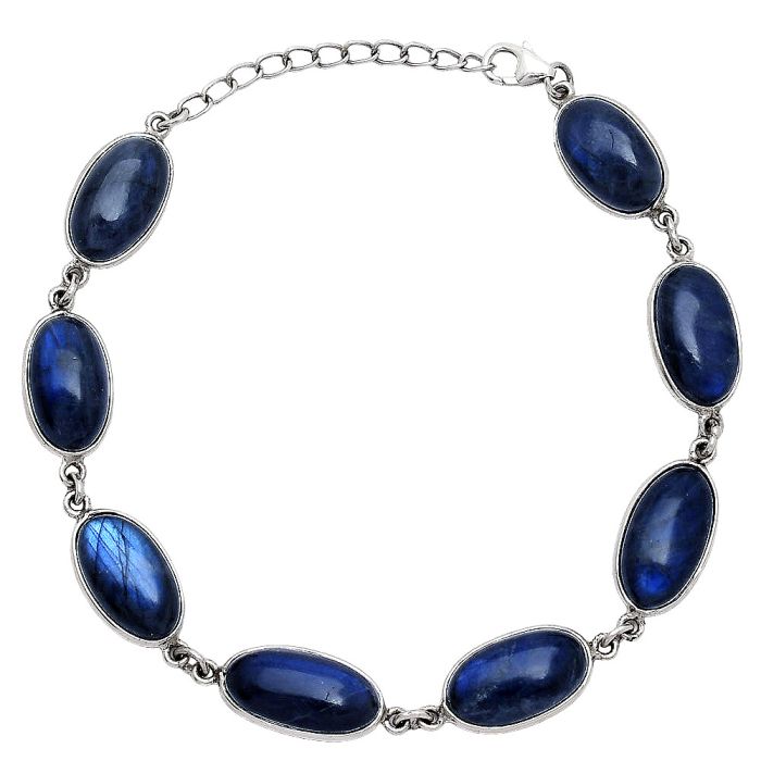 Blue Fire Labradorite Bracelet SDB5273 B-1001, 9x17 mm