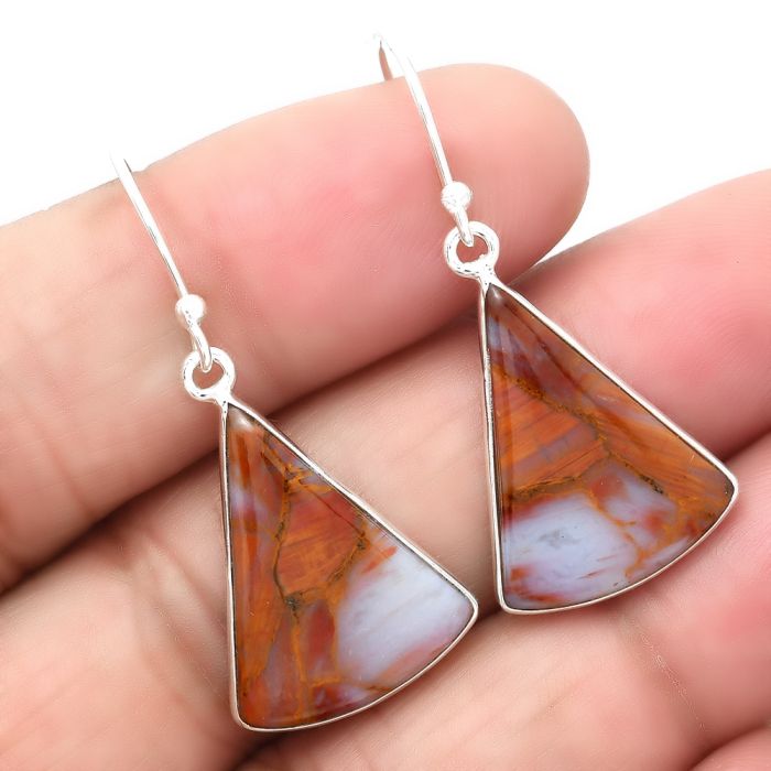 Natural Pietersite Earrings SDE40577 E-1001, 16x20 mm