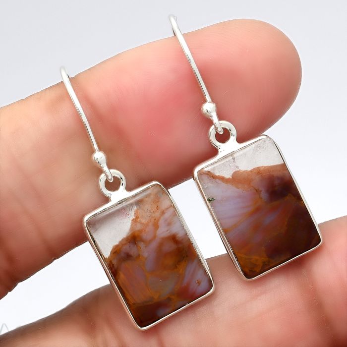 Natural Pietersite Earrings SDE40672 E-1001, 10x15 mm