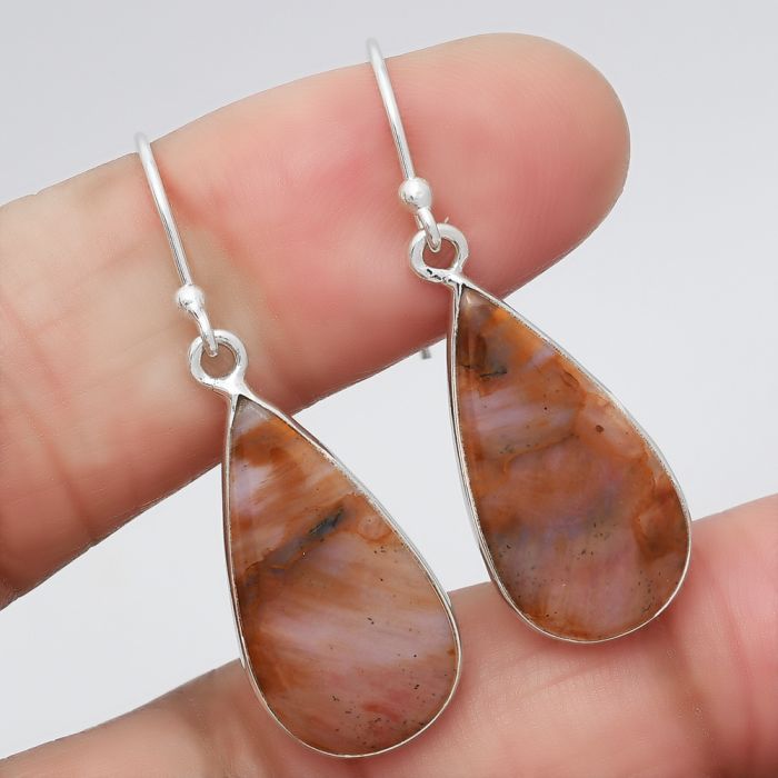 Natural Pietersite Earrings SDE40699 E-1001, 11x22 mm