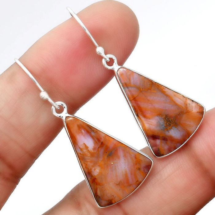 Natural Pietersite Earrings SDE40743 E-1001, 15x21 mm