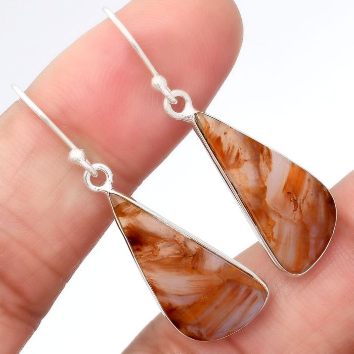 Natural Pietersite Earrings SDE40776 E-1001, 10x22 mm