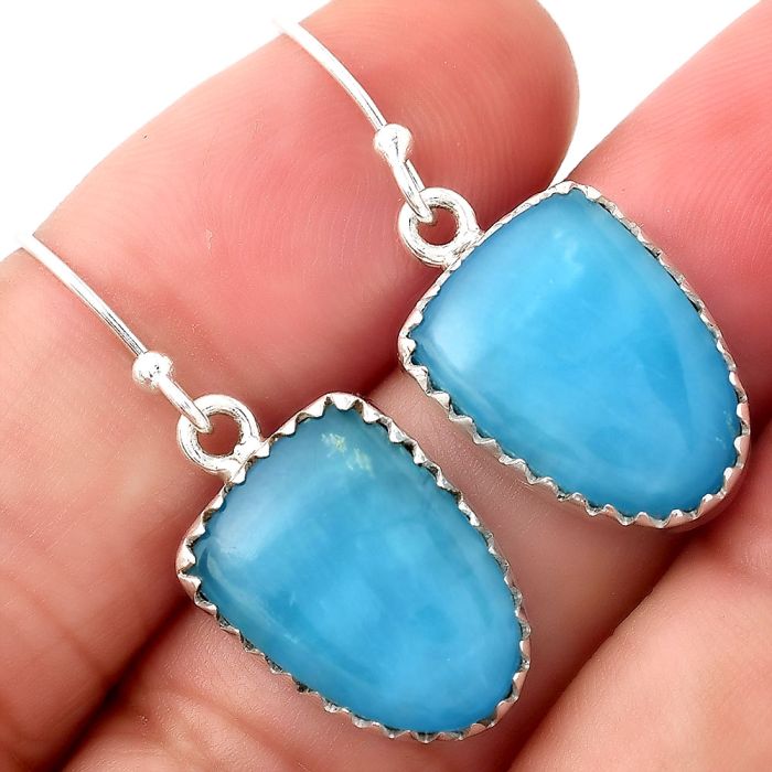 Natural Smithsonite Earrings SDE52791 E-1113, 12x16 mm