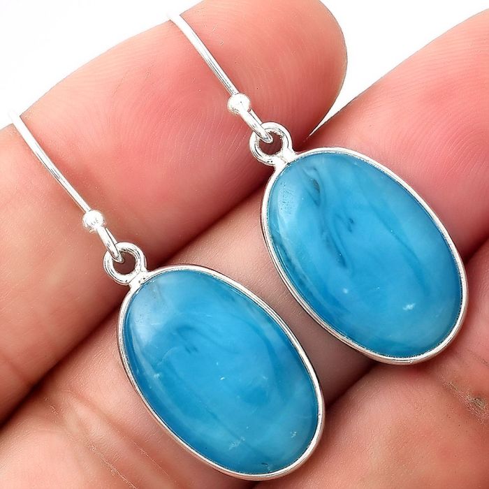 Natural Smithsonite Earrings SDE53069 E-1001, 12x19 mm