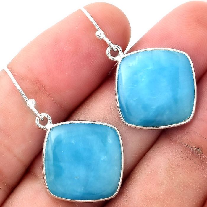 Natural Smithsonite Earrings SDE53215 E-1001, 16x16 mm