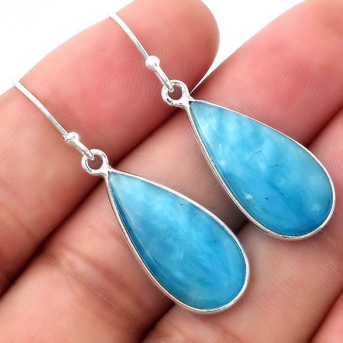 Natural Smithsonite Earrings SDE53263 E-1001, 11x23 mm