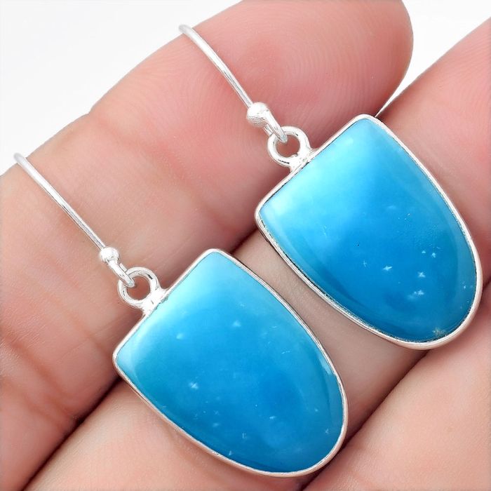 Natural Smithsonite Earrings SDE56759 E-1001, 13x18 mm