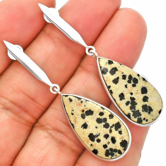 Dalmatian Earrings SDE83397 E-1078, 13x26 mm