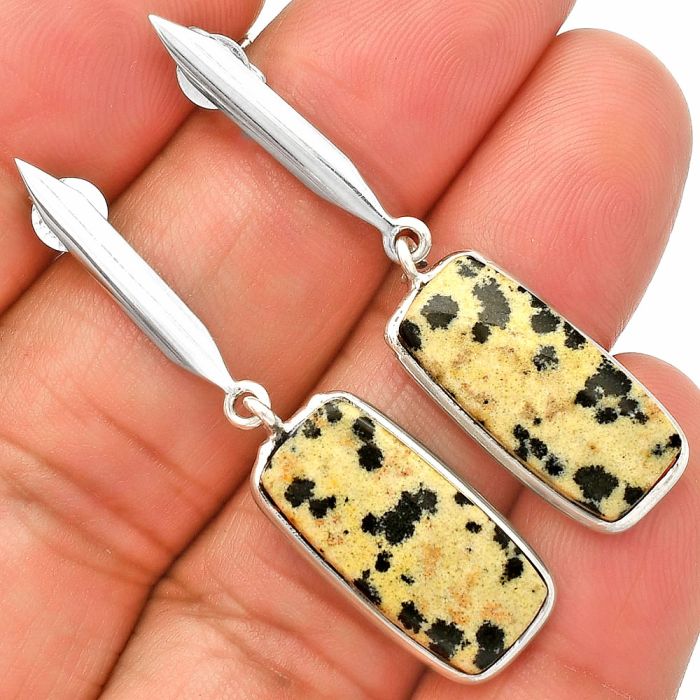 Dalmatian Earrings SDE83400 E-1078, 9x19 mm