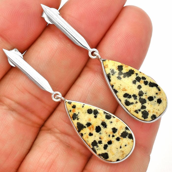 Dalmatian Earrings SDE83412 E-1078, 12x24 mm