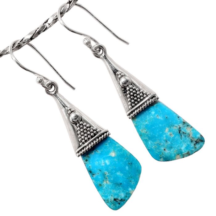 Arizona Turquoise Earrings SDE86056 E-1119, 12x22 mm