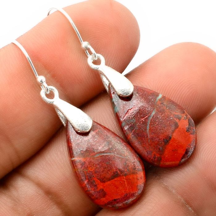 Sonora Sunrise - Cuprite Blood Earrings SDE86106 E-1214, 13x23 mm