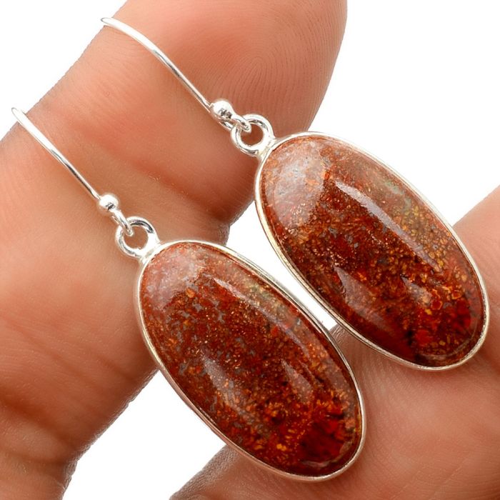 Sonora Sunrise - Cuprite Blood Earrings SDE86169 E-1001, 11x22 mm