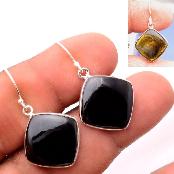 Tektite Earrings SDE86446 E-1001, 16x16 mm