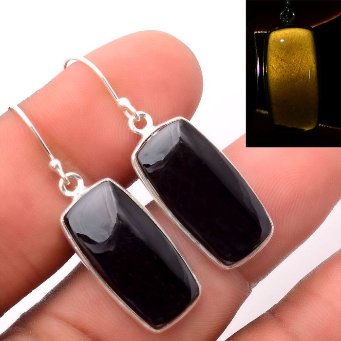 Tektite Earrings SDE86448 E-1001, 11x22 mm