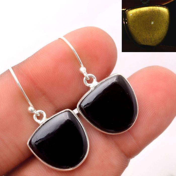 Tektite Earrings SDE86449 E-1001, 14x15 mm