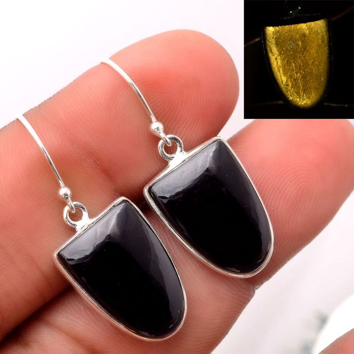 Tektite Earrings SDE86451 E-1001, 13x18 mm