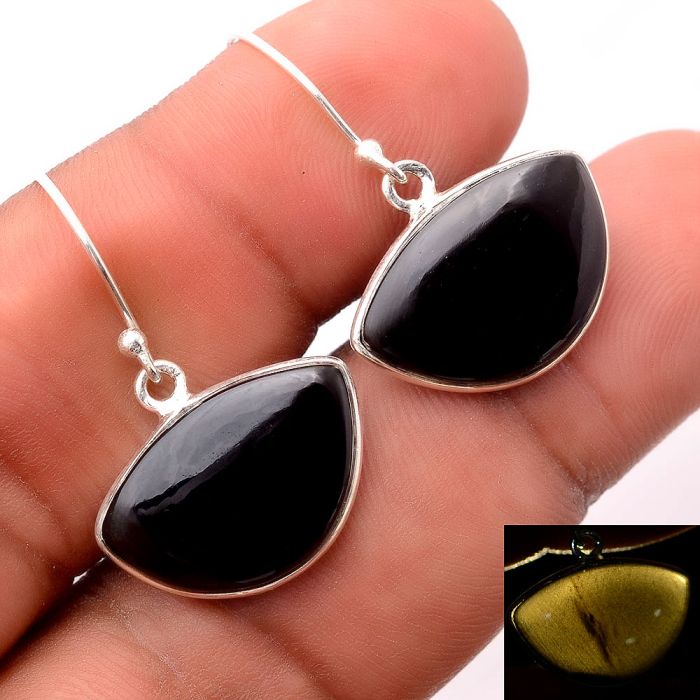 Tektite Earrings SDE86454 E-1001, 13x20 mm