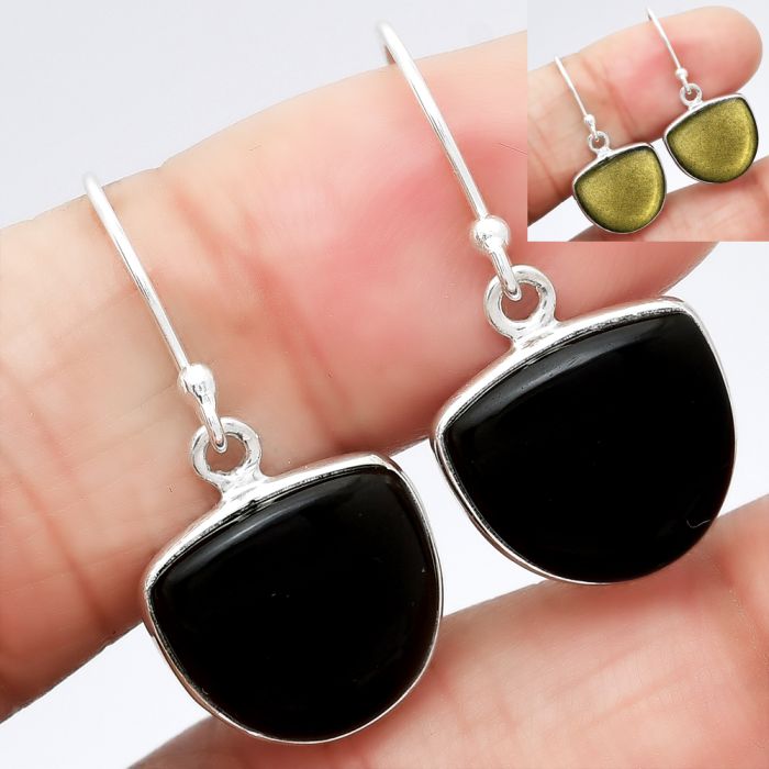 Tektite Earrings SDE86626 E-1001, 12x13 mm