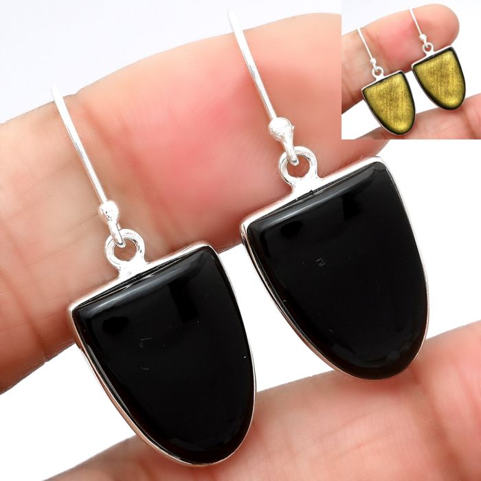 Tektite Earrings SDE86627 E-1001, 13x18 mm