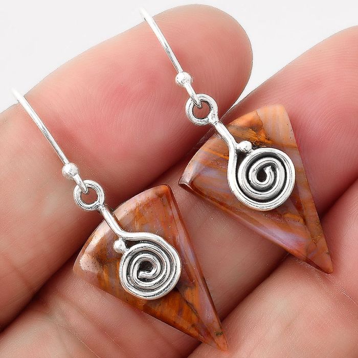 Pietersite Earrings SDE86809 E-1137, 15x21 mm