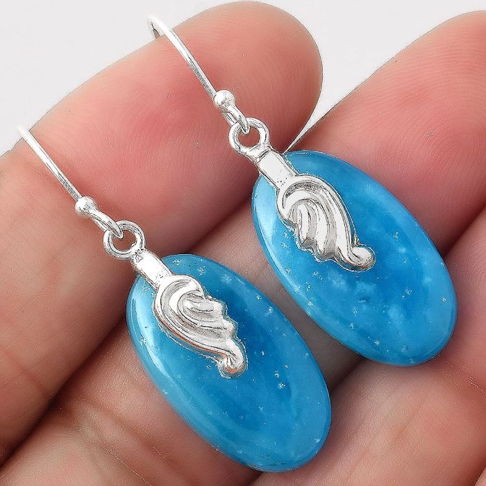 Smithsonite Earrings SDE86857 E-1137, 12x22 mm