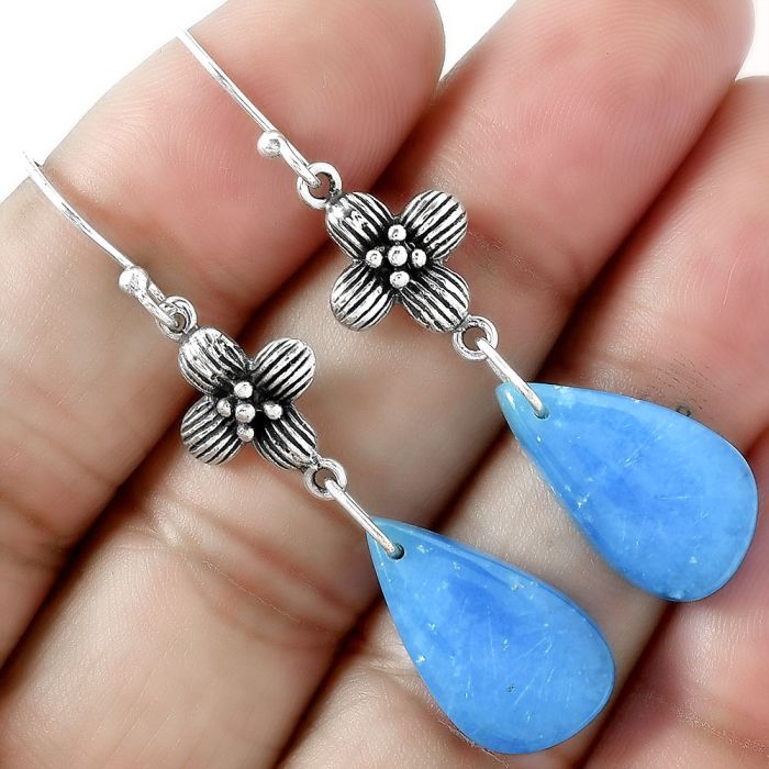 Smithsonite Earrings SDE87115 E-1237, 11x19 mm