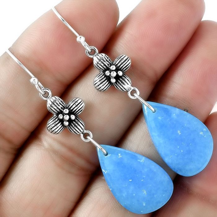 Smithsonite Earrings SDE87121 E-1237, 13x22 mm