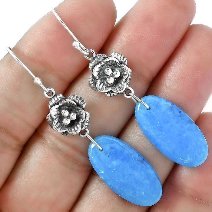 Smithsonite Earrings SDE87138 E-1237, 12x23 mm