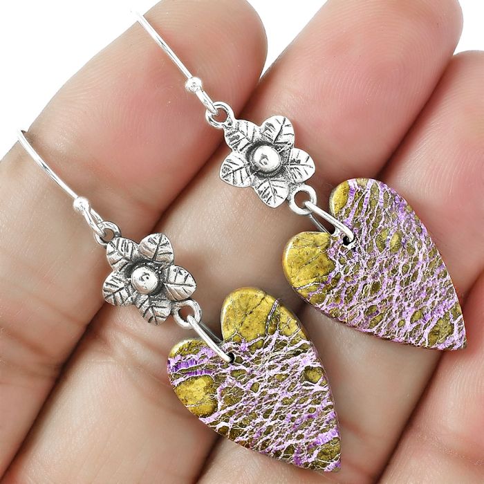 Purpurite Earrings SDE87272 E-1237, 15x22 mm