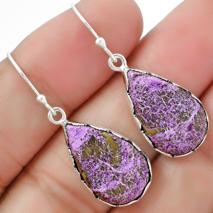 Purpurite Earrings SDE87413 E-1113, 12x20 mm